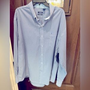 Men’s IZOD Button-Down Long-Sleeved Shirt - Size XXL - EUC